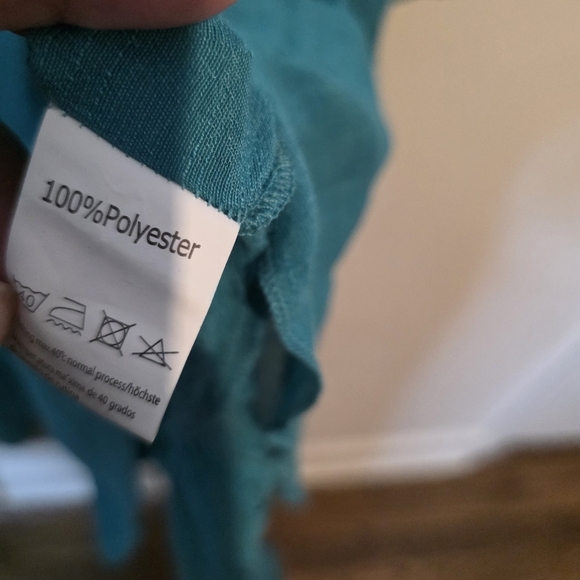 ⭐️40% Off⭐️ Avid Love Teal Button-up Swim Coverup - Picture 13 of 14